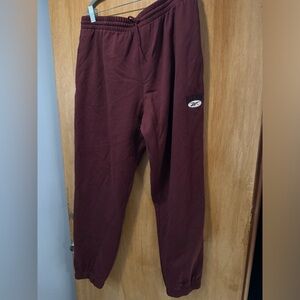 REBOOK Burgundy Sweatpants